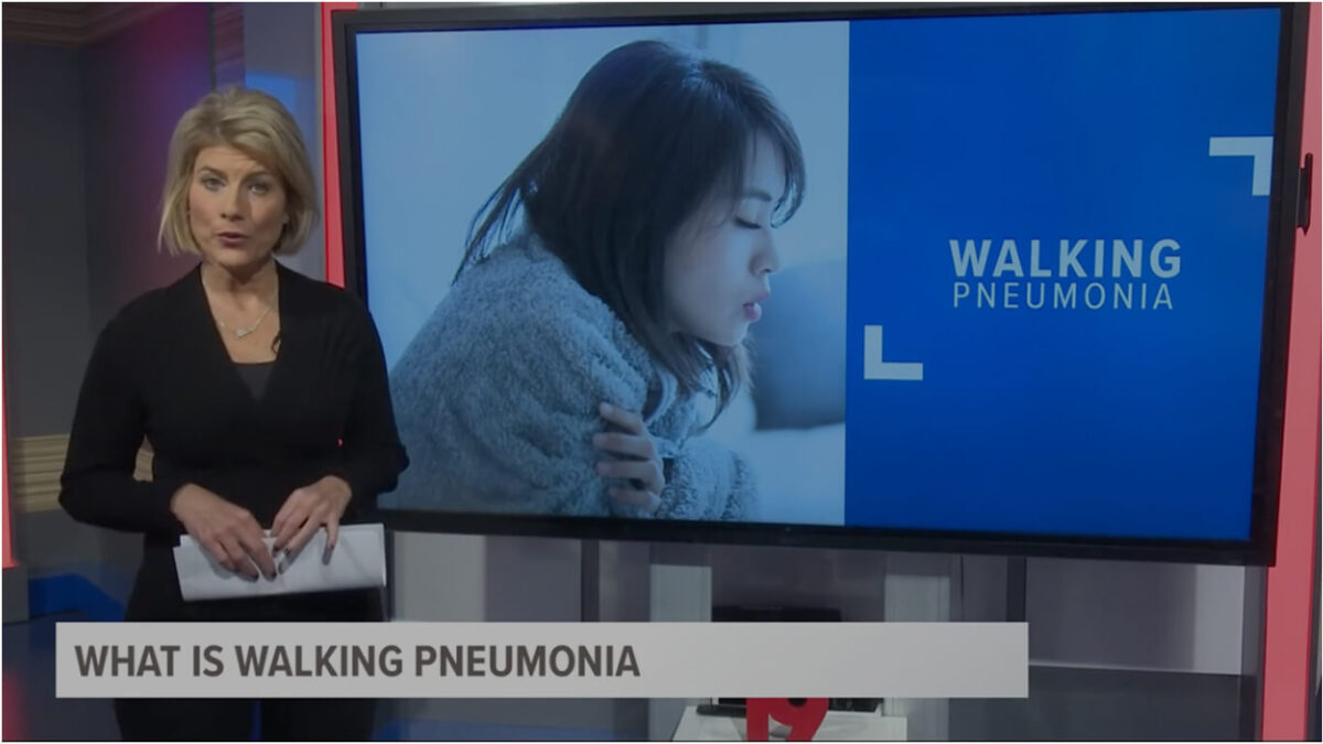 What is walking pneumonia?